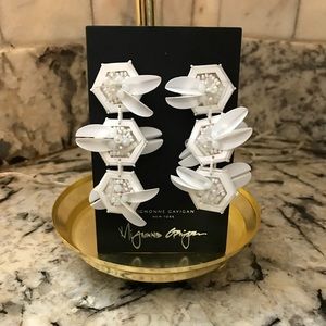Mignonne Gavigan White Abby Earrings